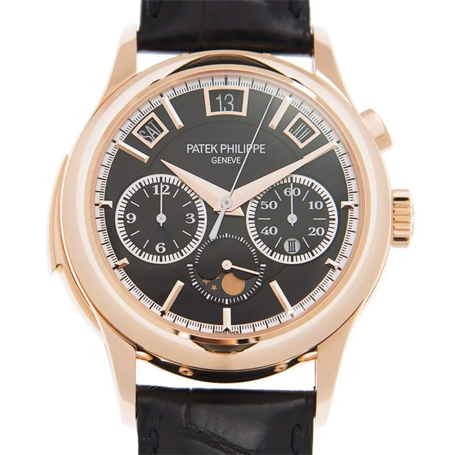 Patek Philippe Grand Complications Perpetual Chronograph Automatic Black Dial Unisex Watch 5208R-001