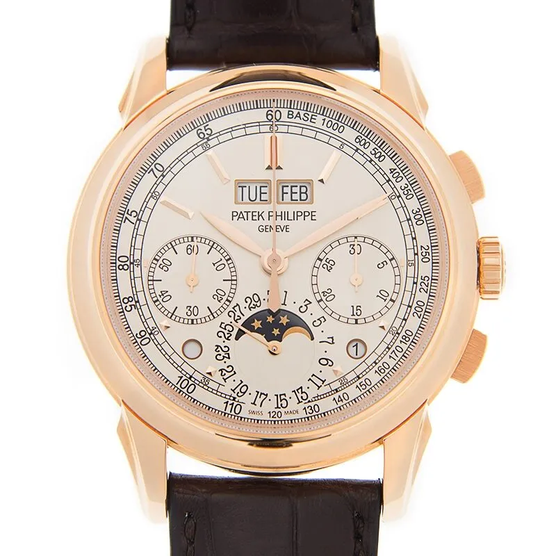 Patek Philippe Grand Complications Silver Dial 18K Rose Gold Men's Watch 5270R-001