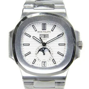 Patek Philippe Nautilus Silver Dial Stainless Steel Men's Mechanical Watch 5726-1A-010 5726/1A-010
