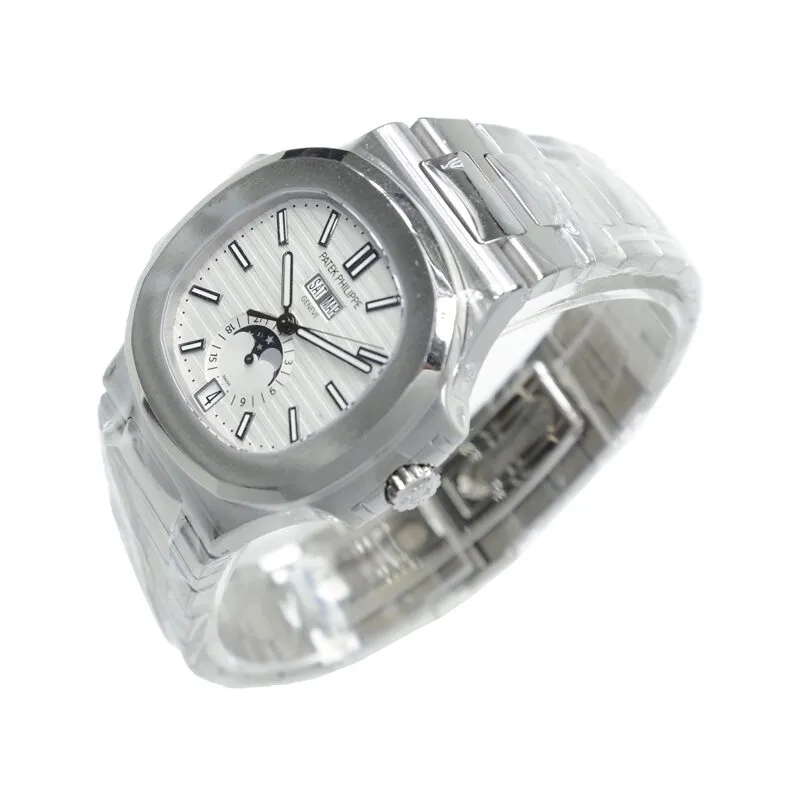 Patek Philippe Nautilus Silver Dial Stainless Steel Men's Mechanical Watch 5726-1A-010 5726/1A-010