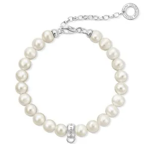 Pearl Charm Carrier Bracelet