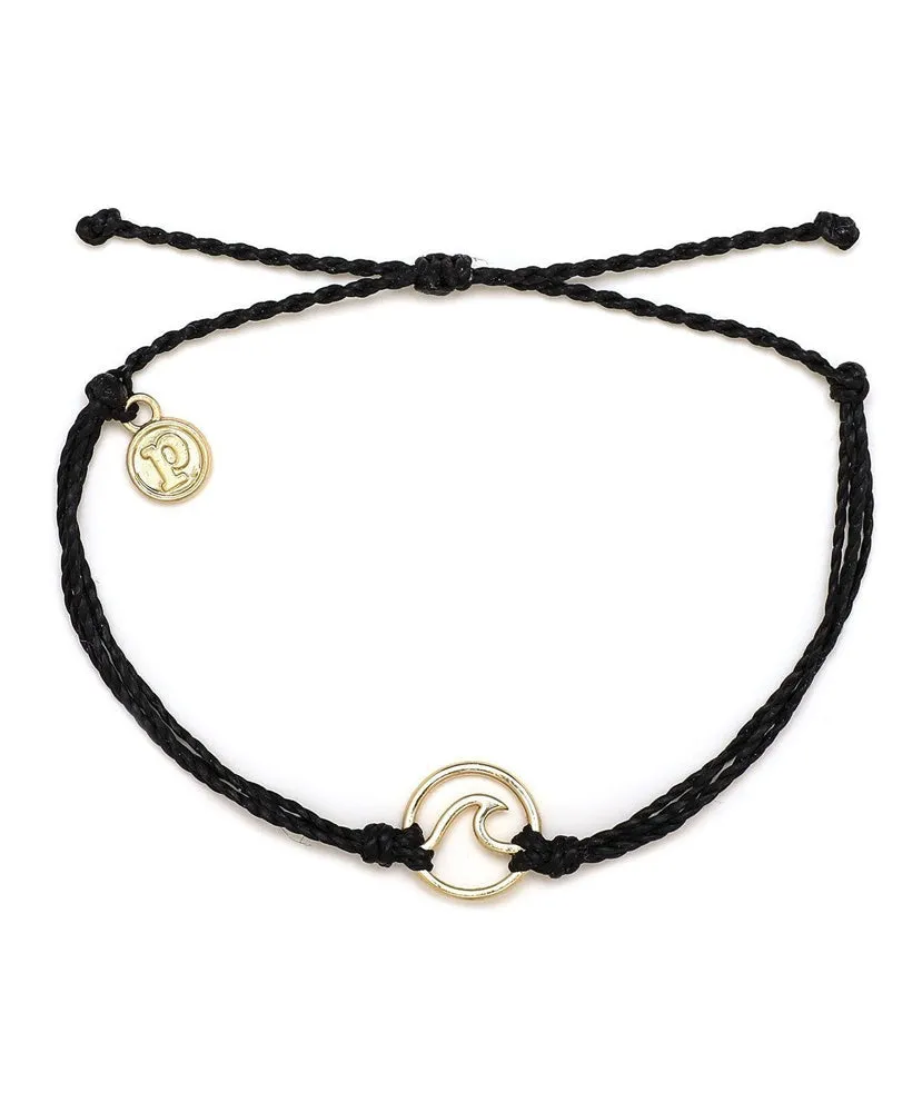 Pura Vida - Wave Charm Bracelet - Gold