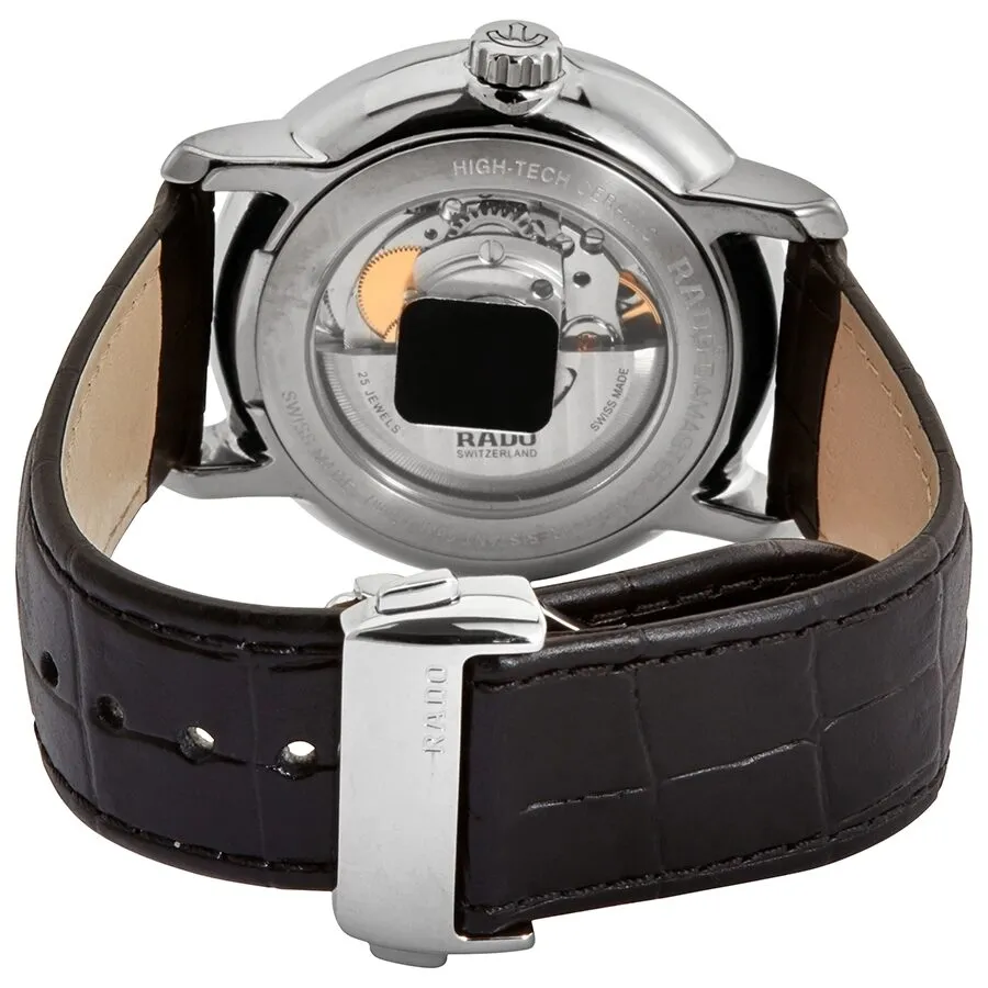 Rado DiaMaster Automatic Black Dial Men's Leather Watch R14806156