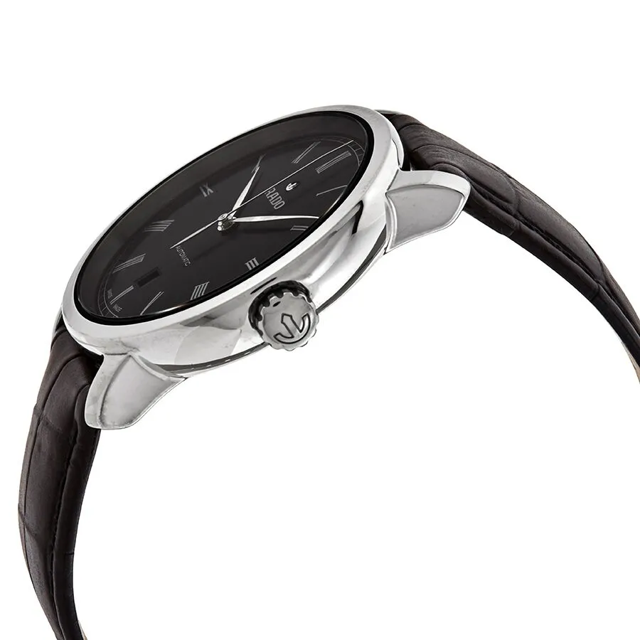 Rado DiaMaster Automatic Black Dial Men's Leather Watch R14806156
