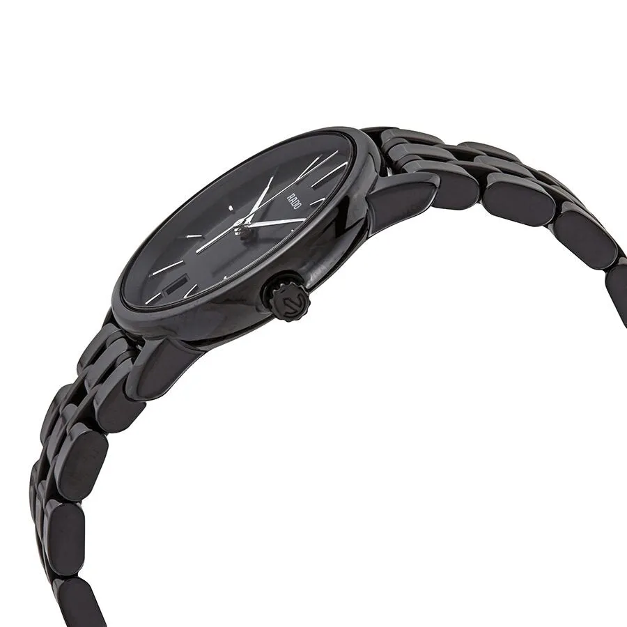 Rado DiaMaster Black Dial Black Ceramic Ladies Watch R14063182