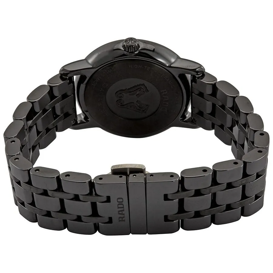 Rado DiaMaster Black Dial Black Ceramic Ladies Watch R14063182