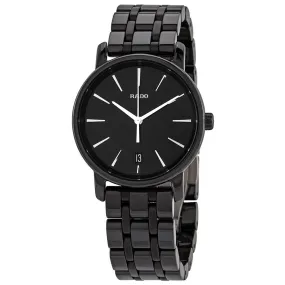 Rado DiaMaster Black Dial Black Ceramic Ladies Watch R14063182