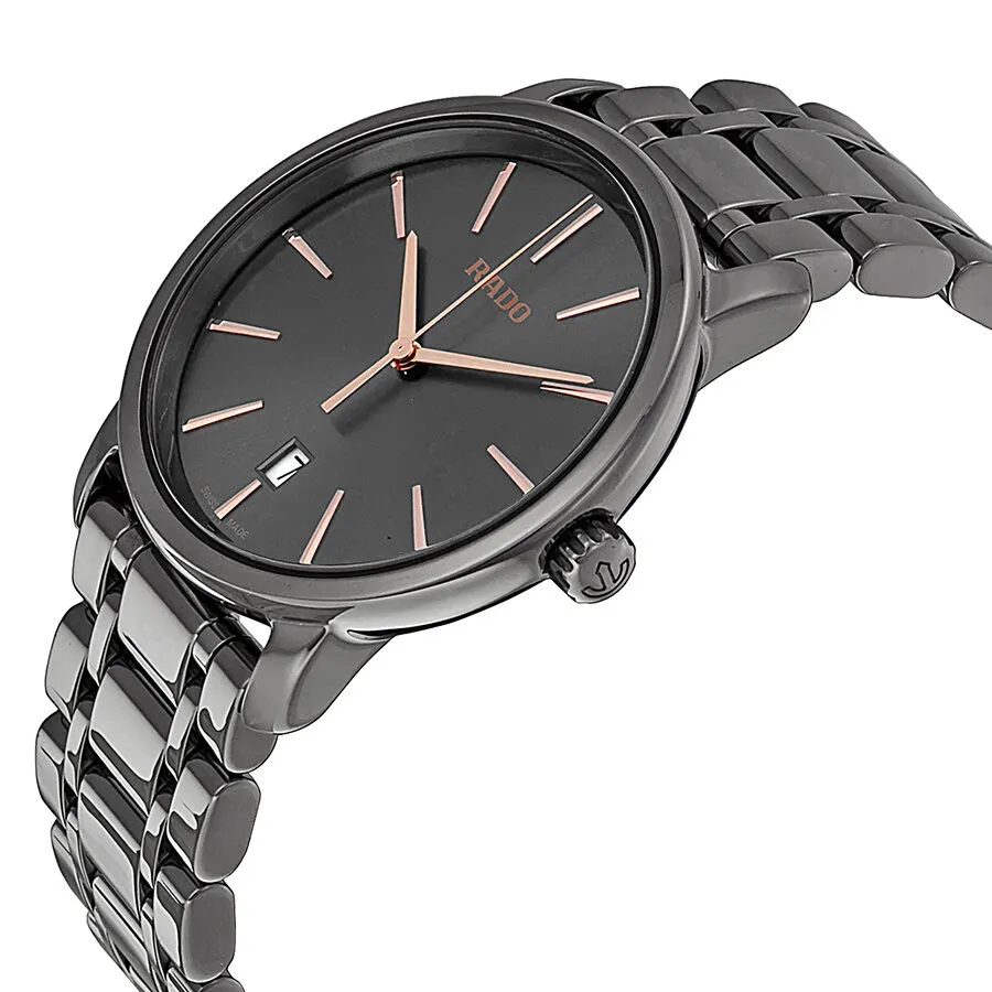 Rado Diamaster XL Dark Grey Dial Plasma Ceramic Men's Watch R14072137