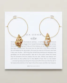 Sea Seeker Hoop Earrings
