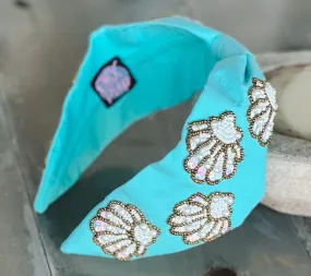 Seashell Beach Beaded Headband