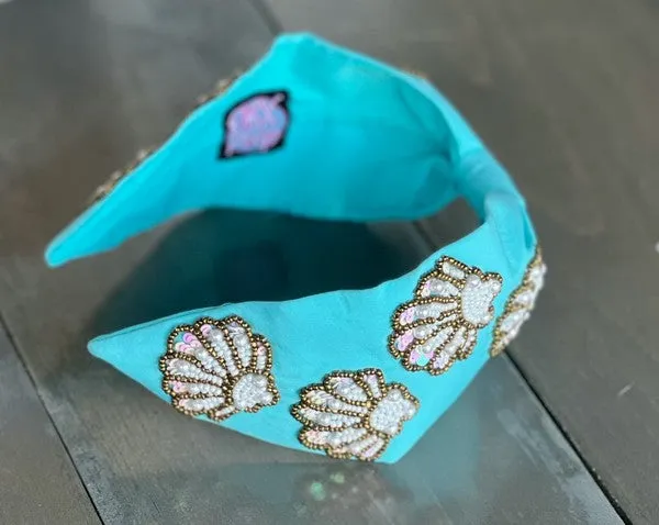 Seashell Beach Beaded Headband