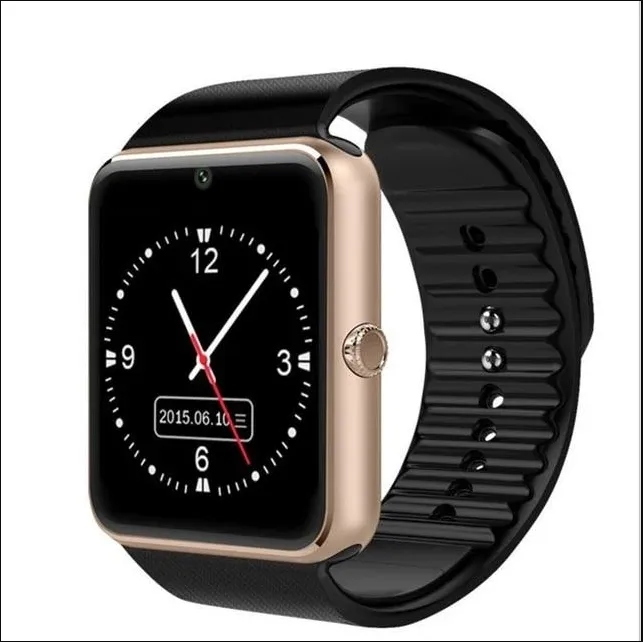 Silicone material strap smart watch