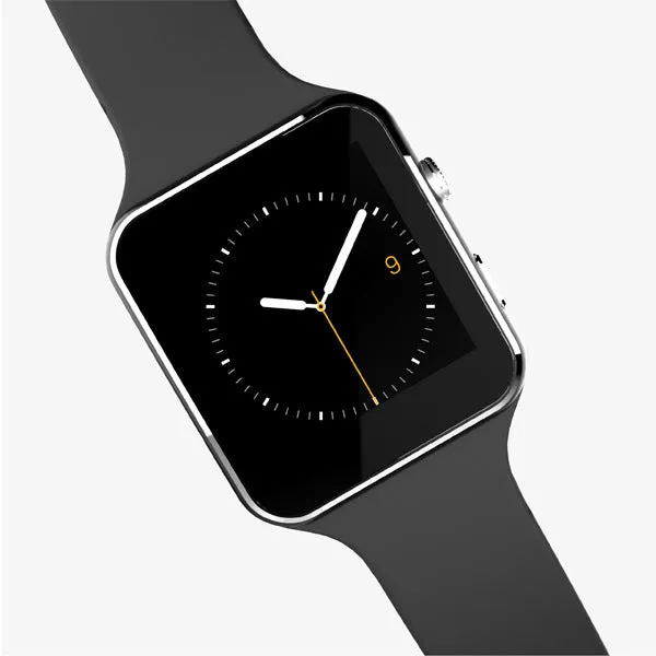 Silicone material strap smart watch