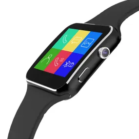 Silicone material strap smart watch