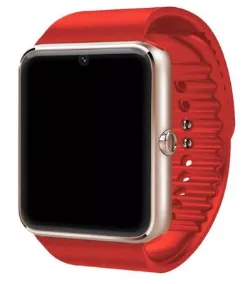 Silicone material strap smart watch