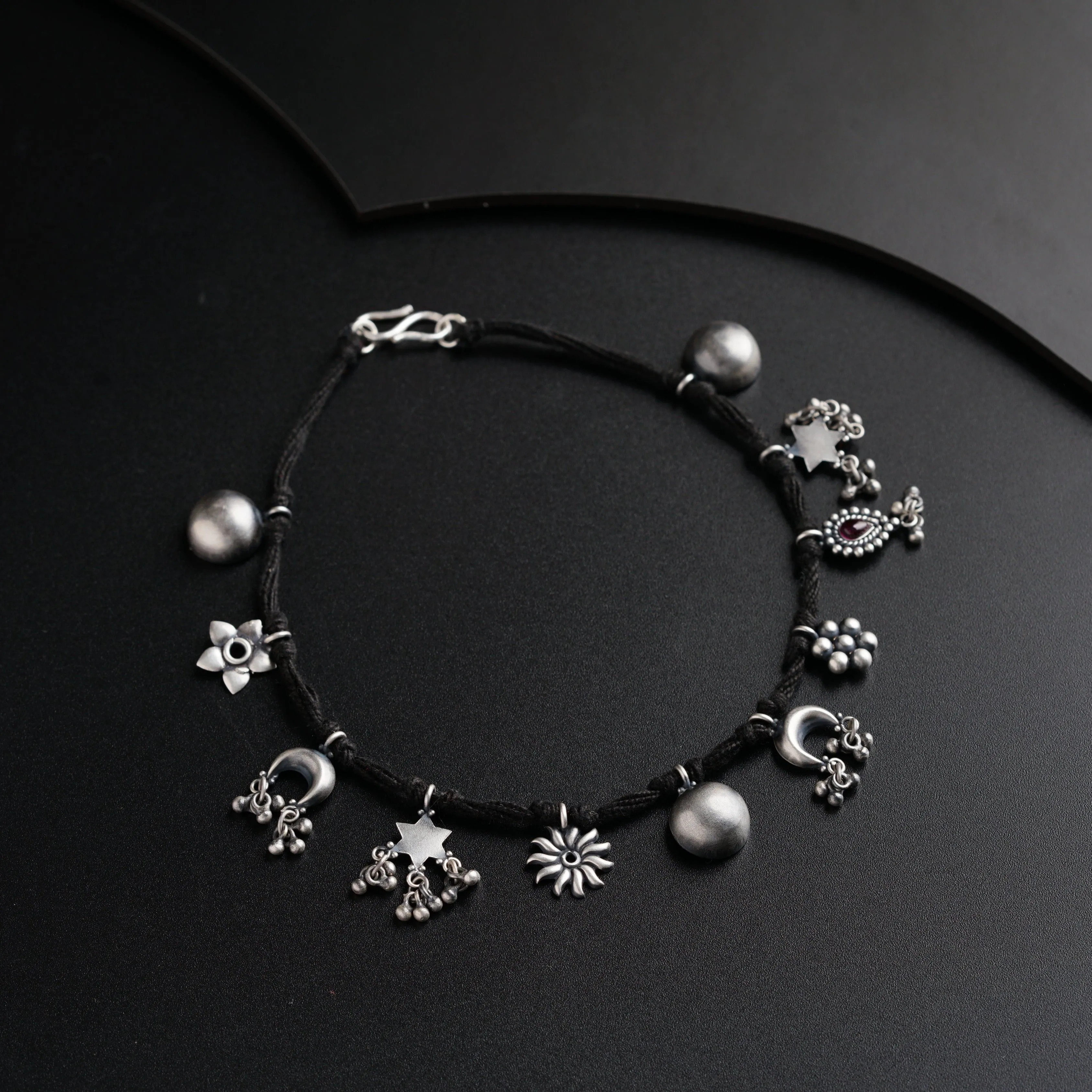 Silver Charms Anklet