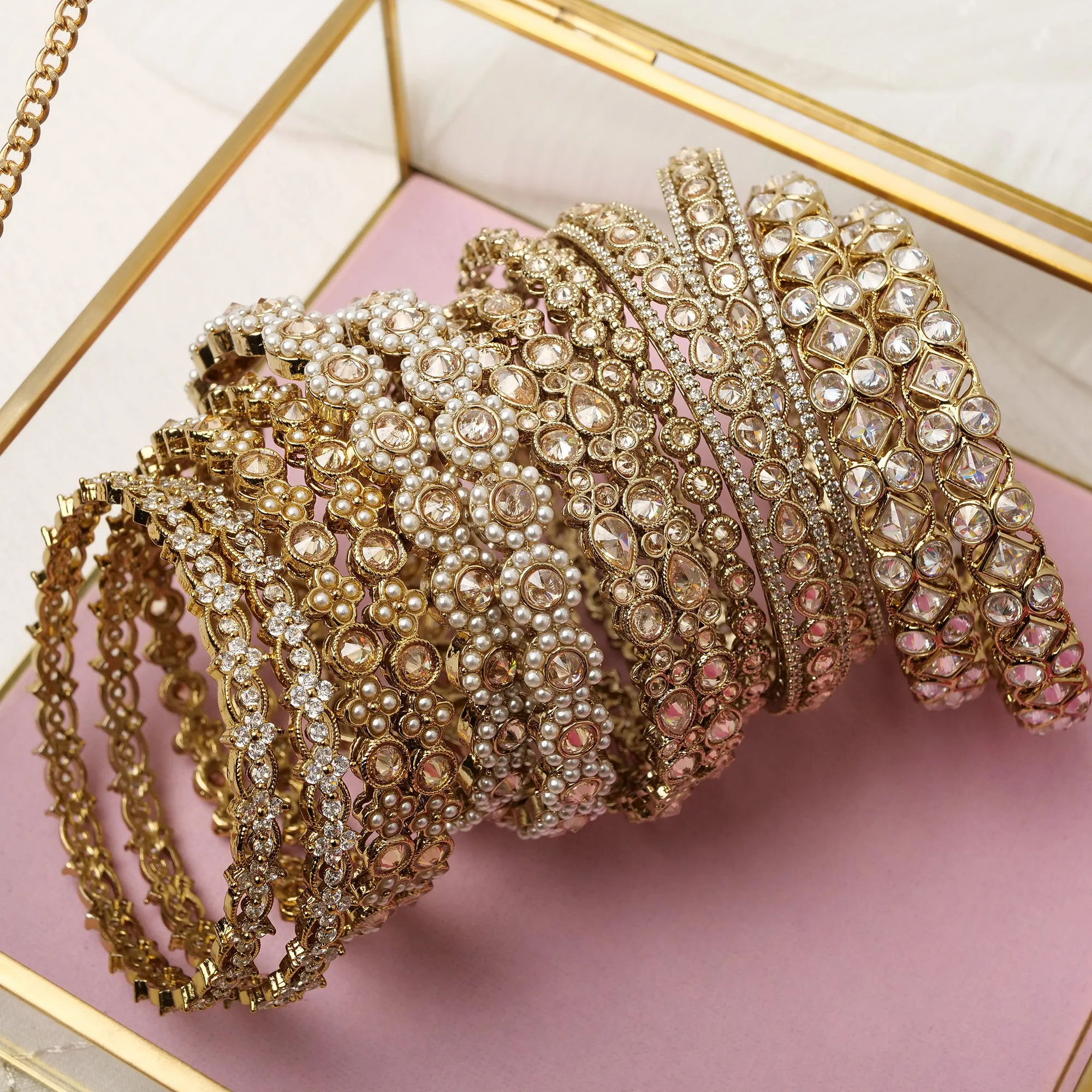 Siya Crystal Kada Bangles