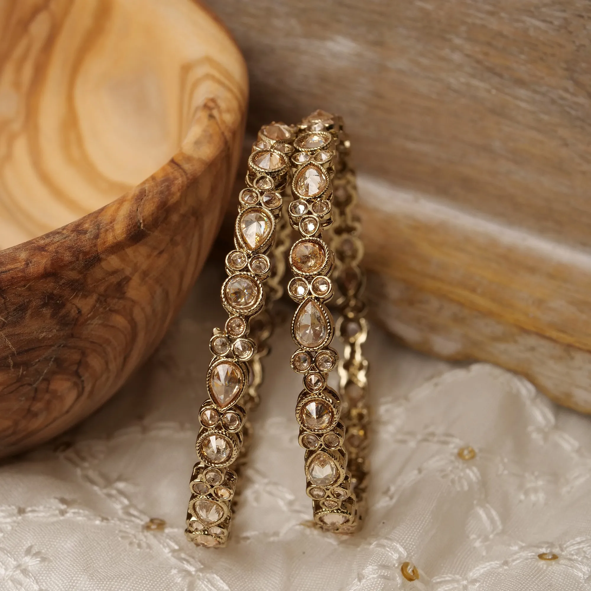 Siya Crystal Kada Bangles