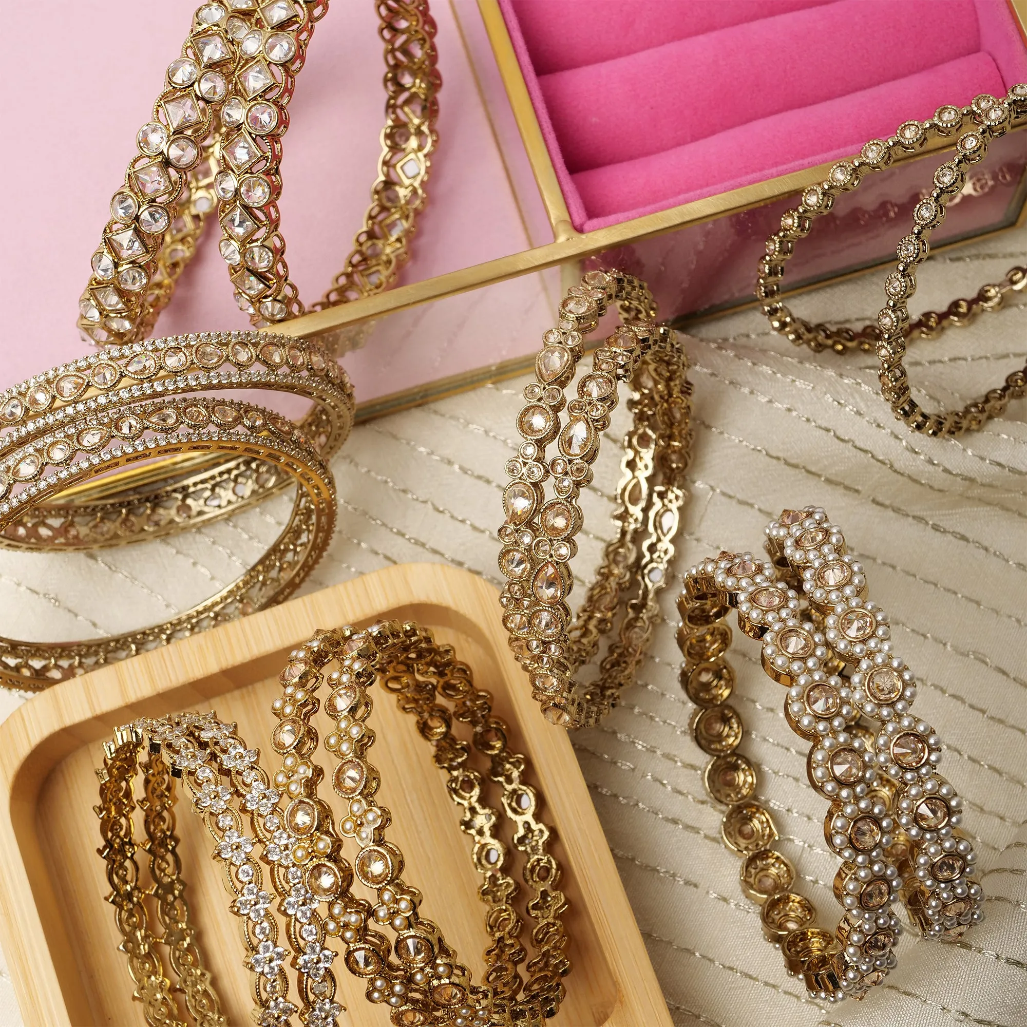 Siya Crystal Kada Bangles