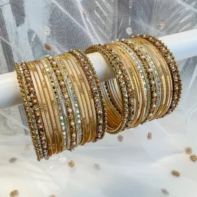 Small Golden Bangle set