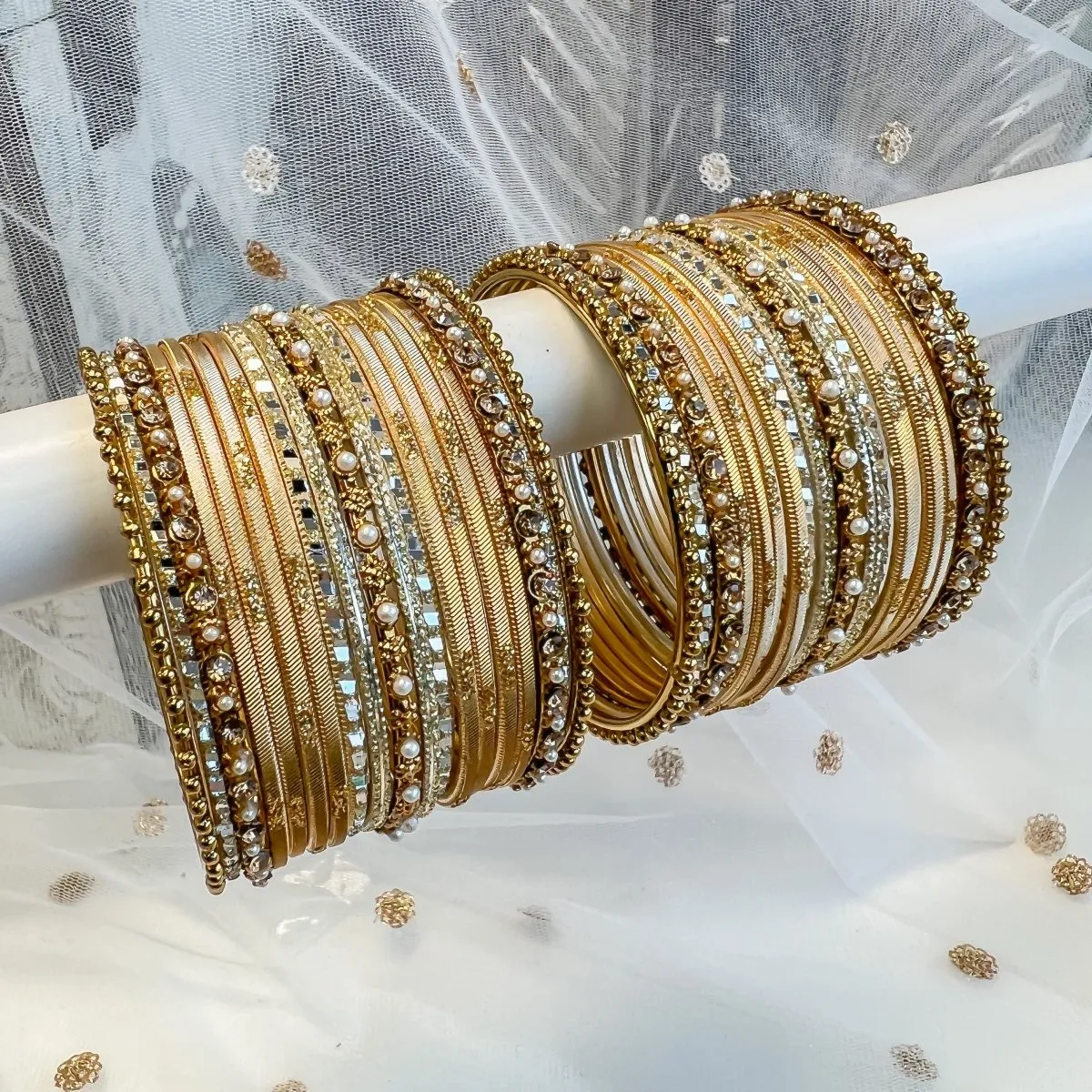 Small Golden Bangle set
