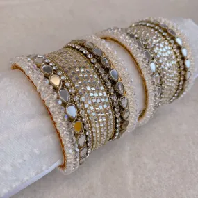 Small Krystal Mirror Bangle Set