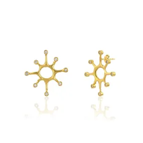 STARBURST STUD EARRINGS
