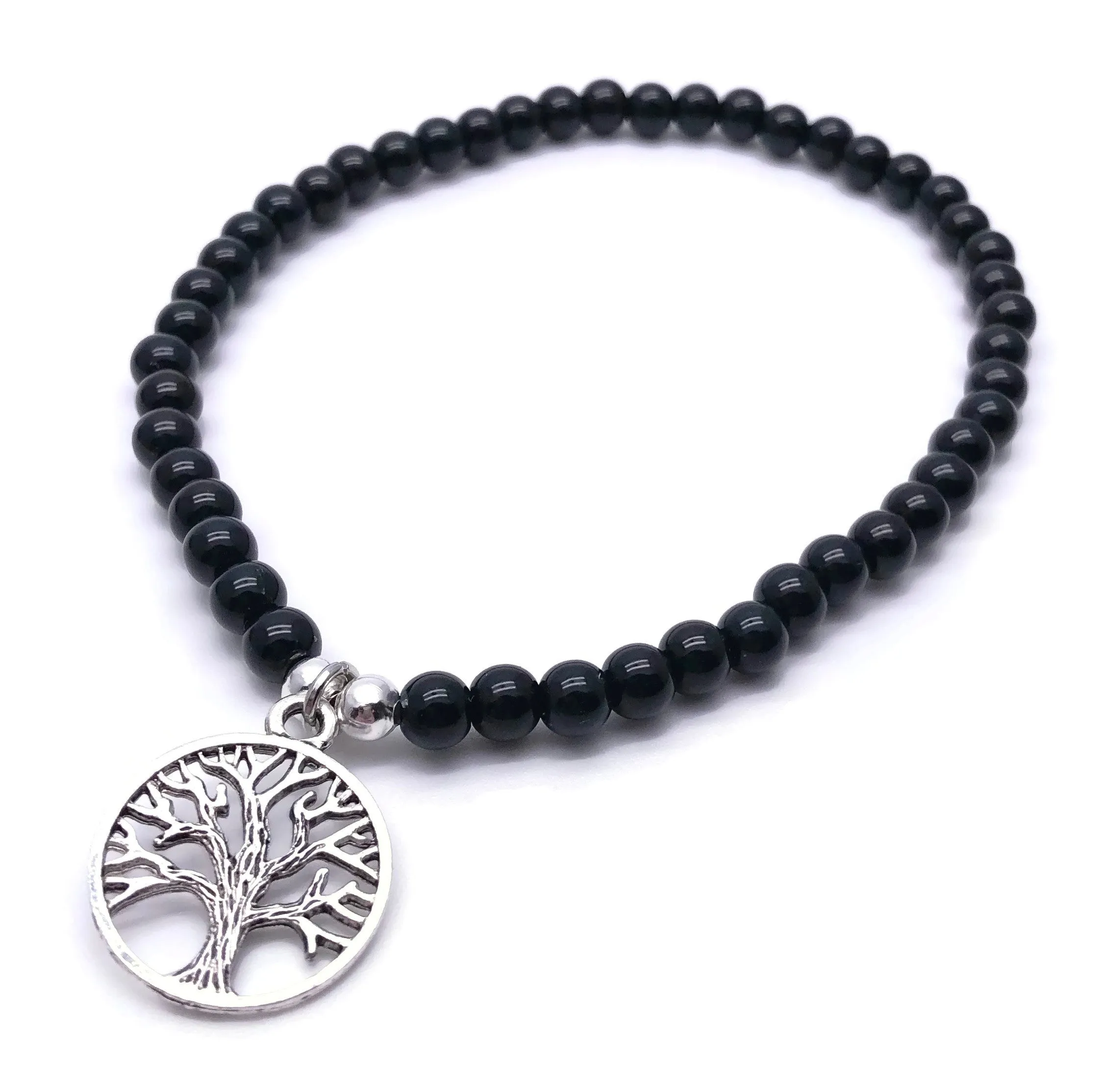 Tree of Life Acrylic Bead Anklet - Colour Choice