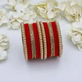 Velvet Bangle Set - Available in Many Colours