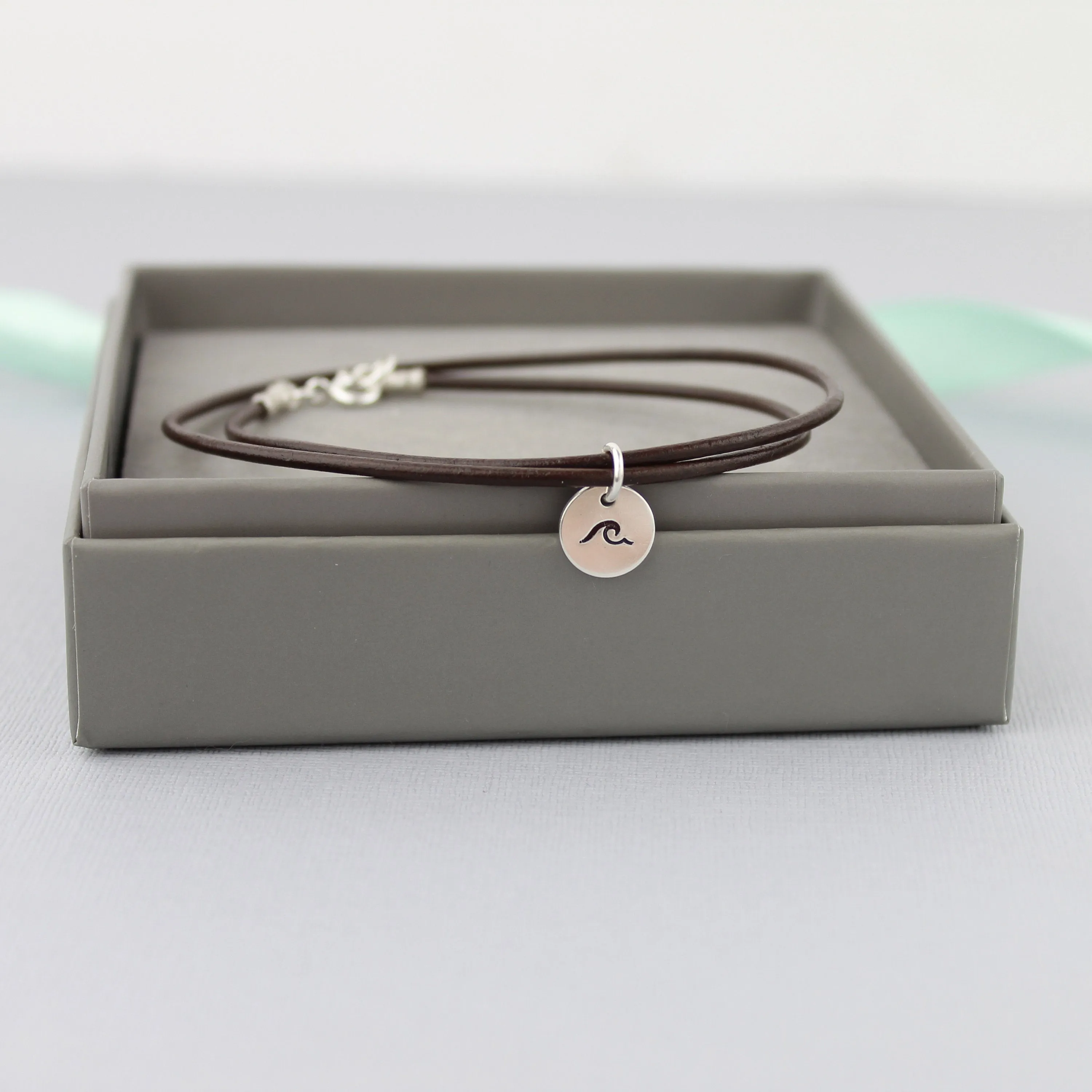 Wave Leather Bracelet