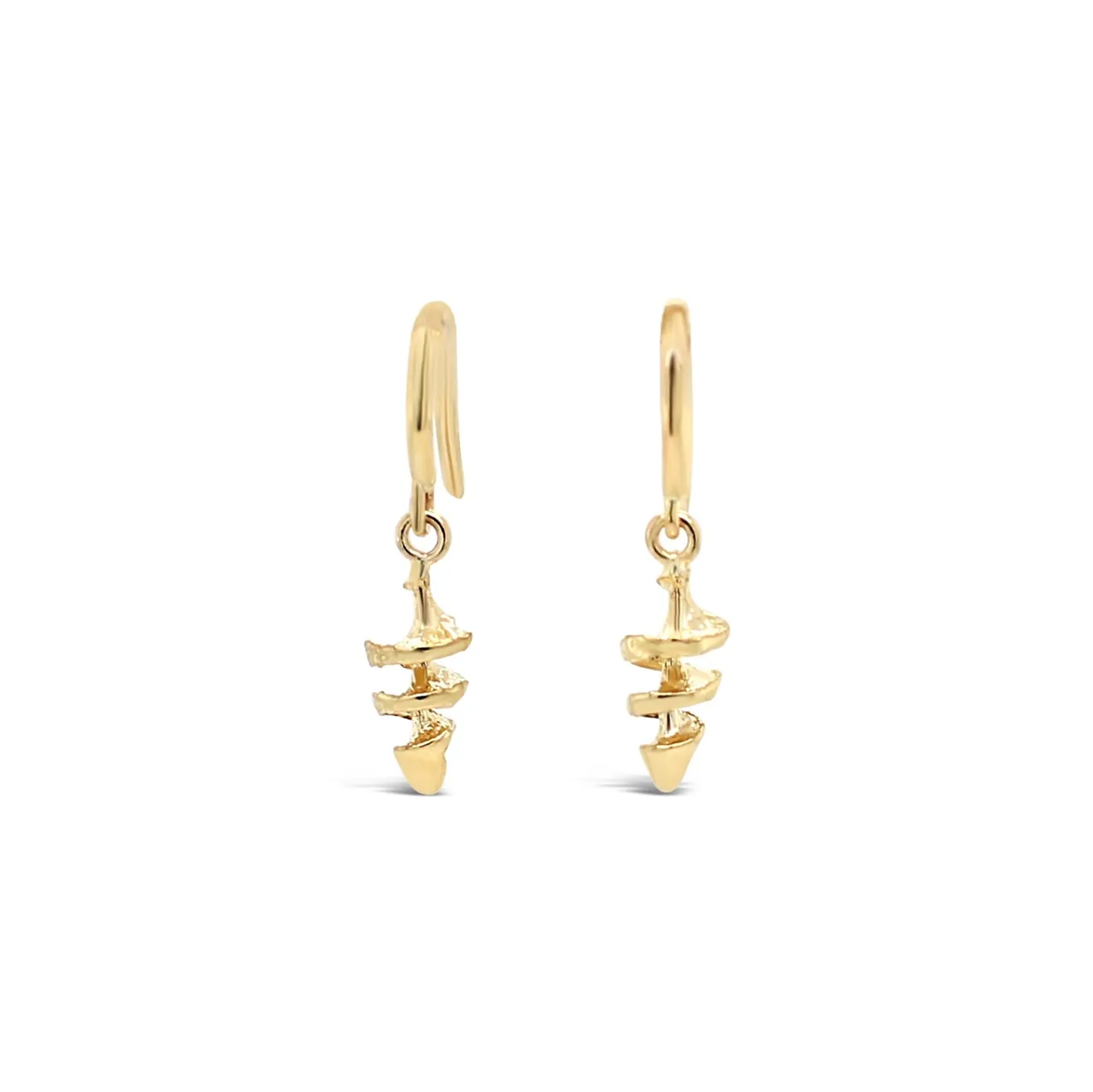 Weather Worn Shell Earrings