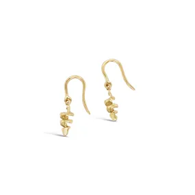 Weather Worn Shell Earrings