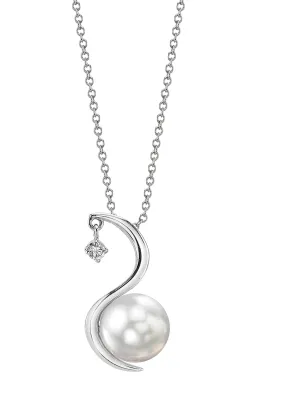 White South Sea Pearl & Diamond Nile Pendant