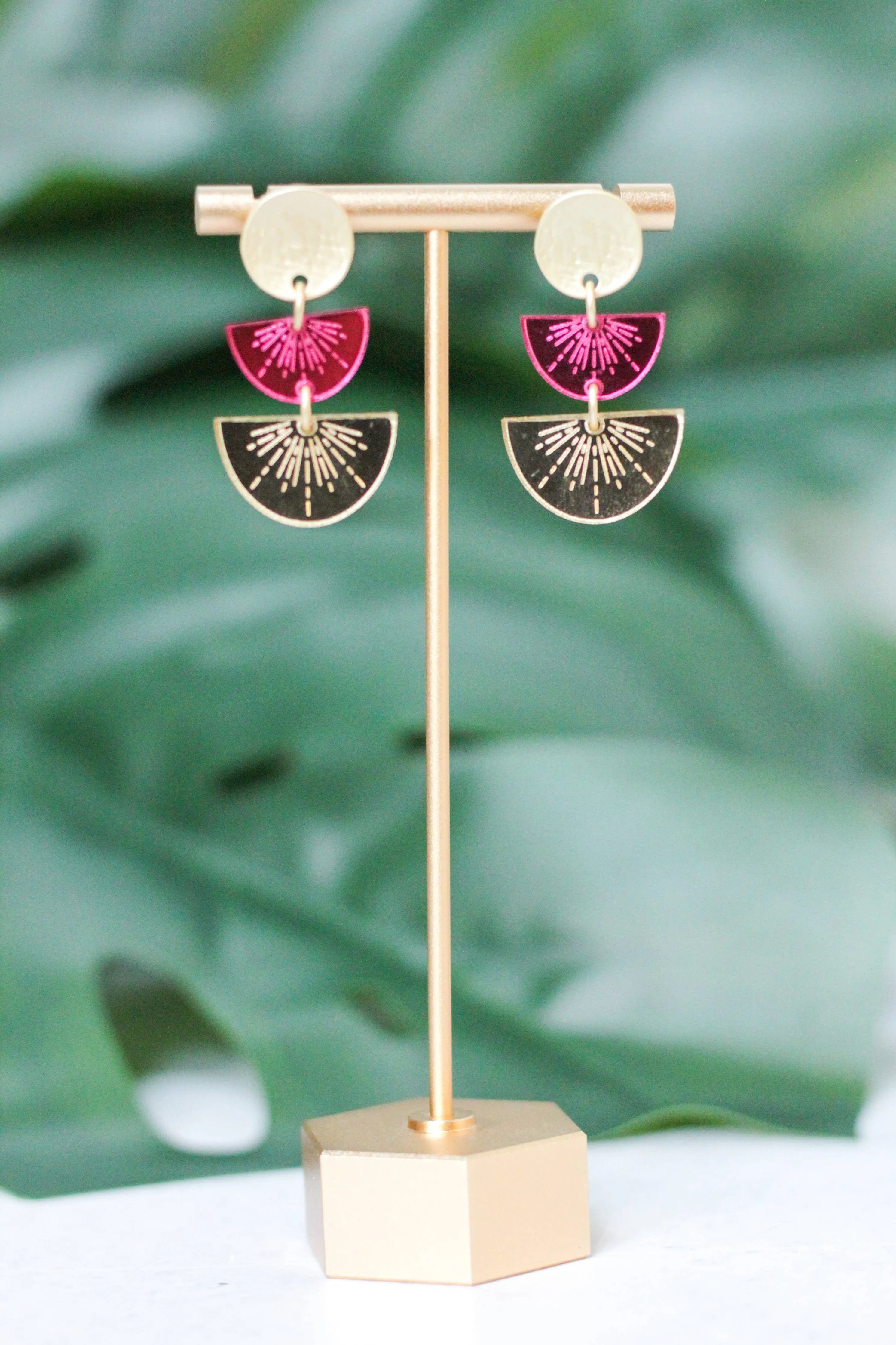 Wondermint Goods - Sunburst Drop Earrings
